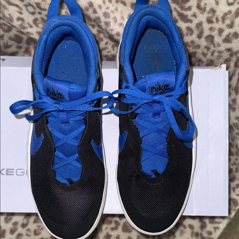Nike Black & Royal Blue Low-Top Sneakers